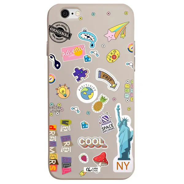 Stickers Apple iPhone 6 Silicone Stone Case