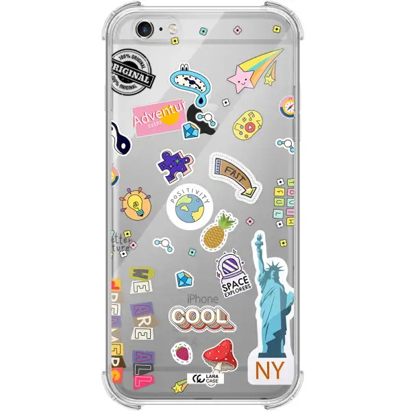 Stickers Apple iPhone 6S Clear PC Case