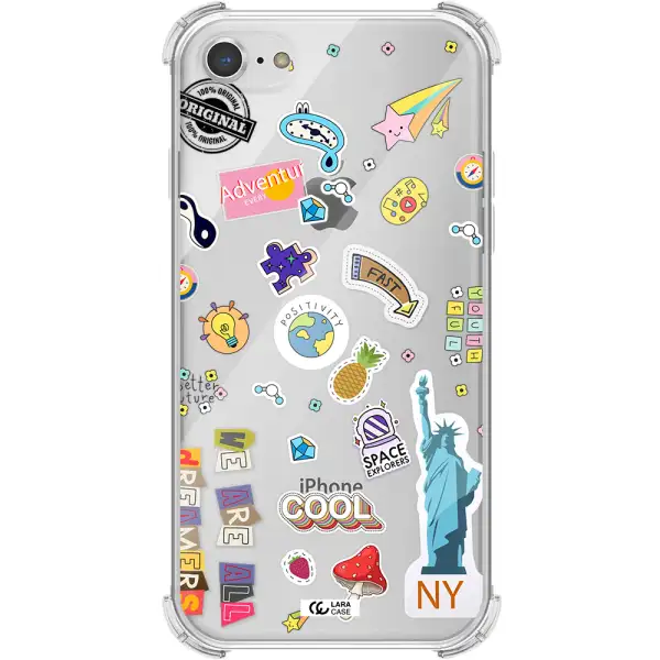 Stickers Apple iPhone 7 Clear PC Case