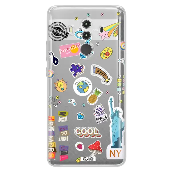 Stickers Huawei Mate 10 Clear TPU Case