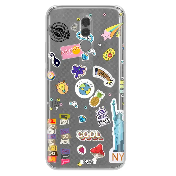 Stickers Huawei Mate 20 Lite Clear TPU Case