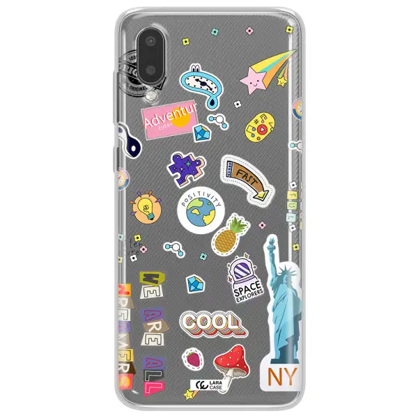 Stickers Samsung A02 Clear TPU Case