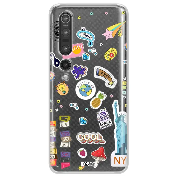 Stickers Xiaomi Mi 10 Pro Clear TPU Case