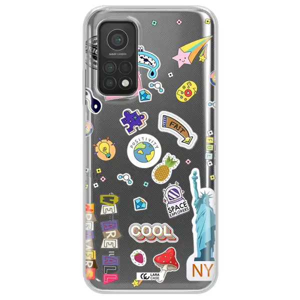 Stickers Xiaomi Mi 10T Clear TPU Case
