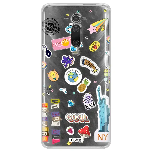 Stickers Xiaomi Mi 9T Clear TPU Case