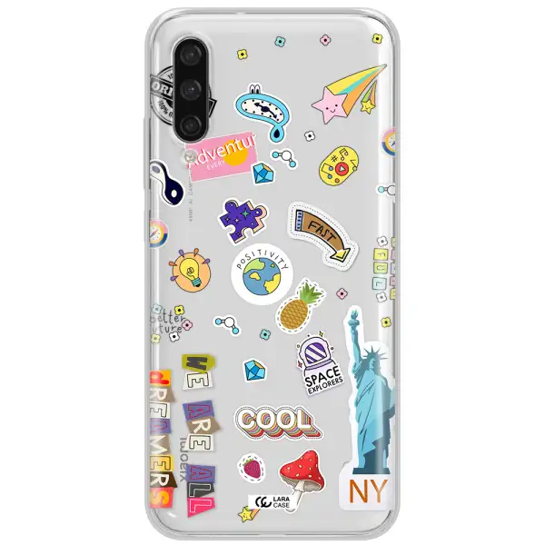 Stickers Xiaomi Mi A3 Clear Tpu Case