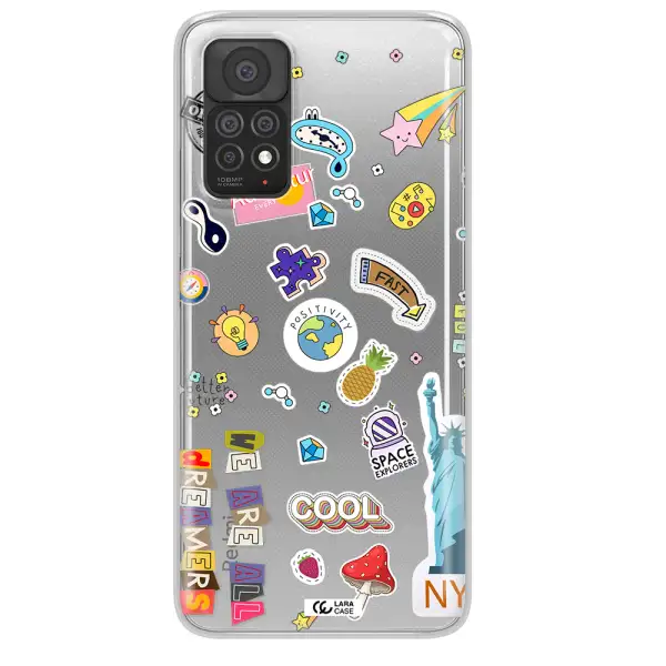 Stickers Xiaomi Note 11 Pro Clear TPU Case