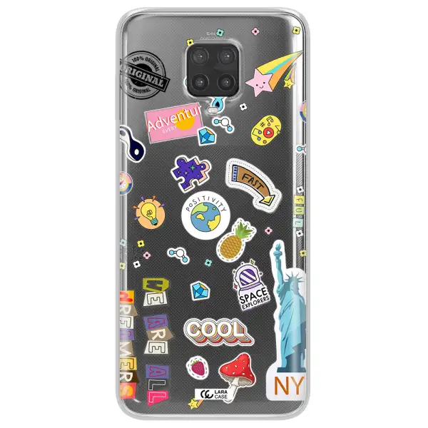 Stickers Xiaomi Note 9 Pro Clear TPU Case