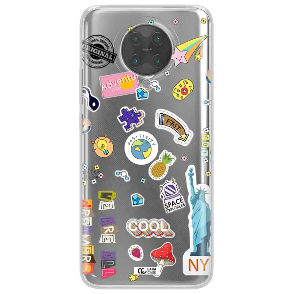Stickers Xiaomi Poco F2 Pro Clear TPU Case