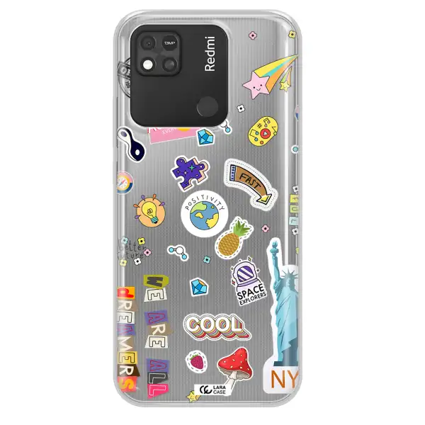 Stickers Xiaomi Redmi 10A Clear TPU Case