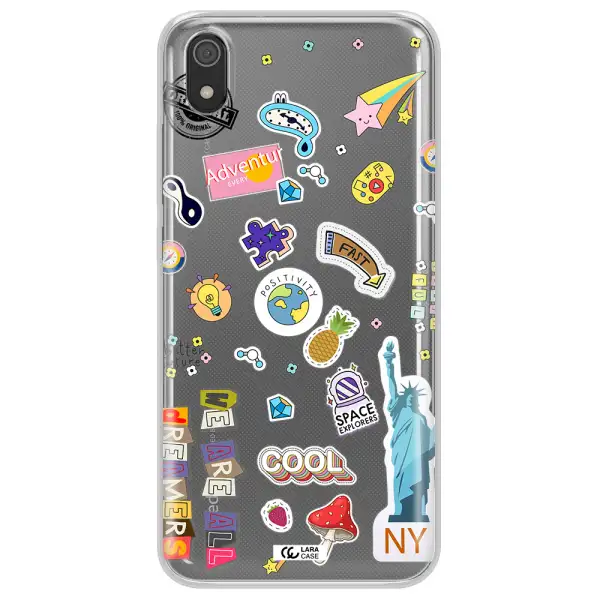 Stickers Xiaomi Redmi 7A Clear TPU Case