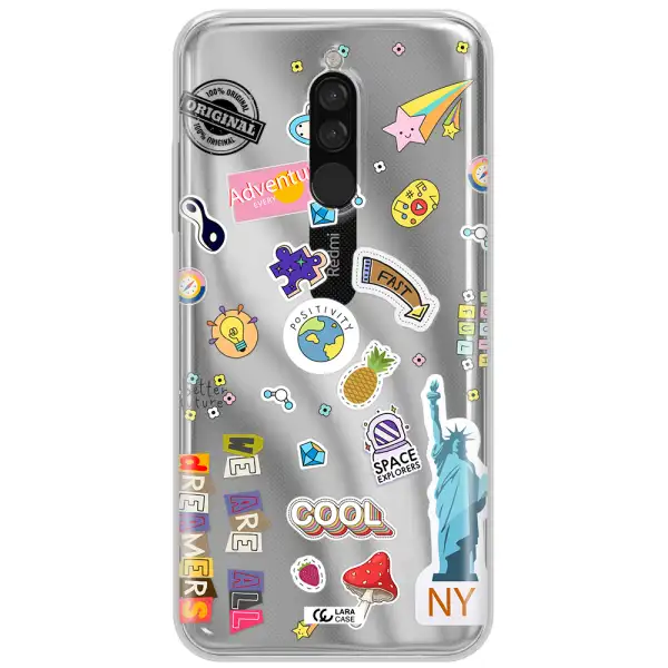 Stickers Xiaomi Redmi 8 Clear Tpu Case