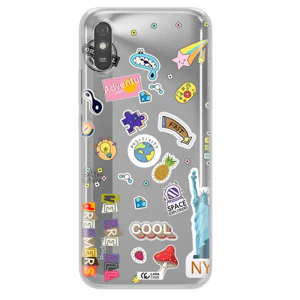 Stickers Xiaomi Redmi 9A Clear TPU Case