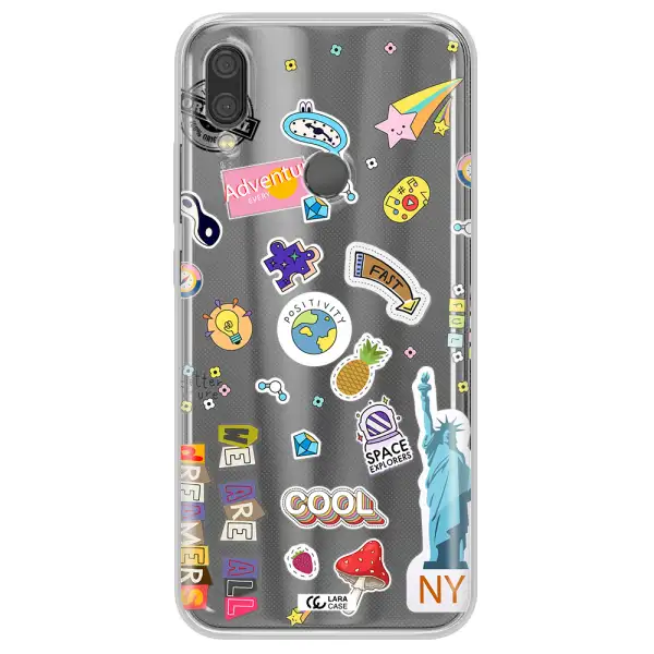 Stickers Xiaomi Redmi Note 7 Clear TPU Case