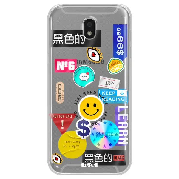 Happy Stıckers Samsung J5 2017 Clear TPU Case