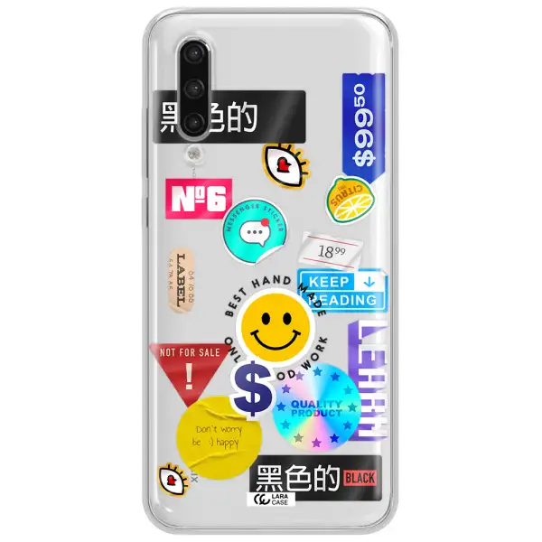 Happy Stıckers Xiaomi Mi 9 Lite Clear Tpu Case