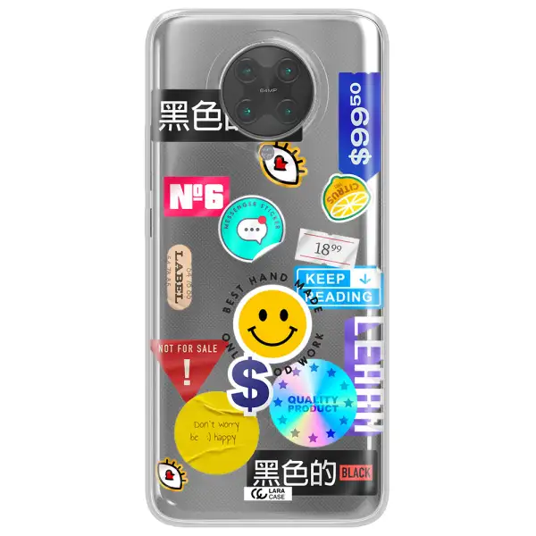 Happy Stıckers Xiaomi Poco F2 Pro Clear TPU Case