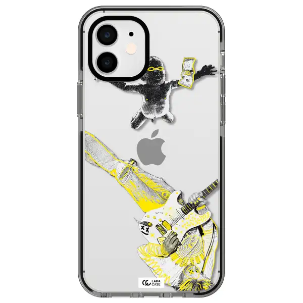 Guitarist Apple iPhone 11 impact black border Case