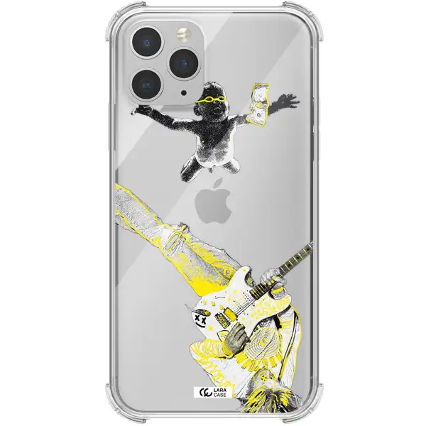 Guitarist Apple iPhone 11 pro Clear PC Case
