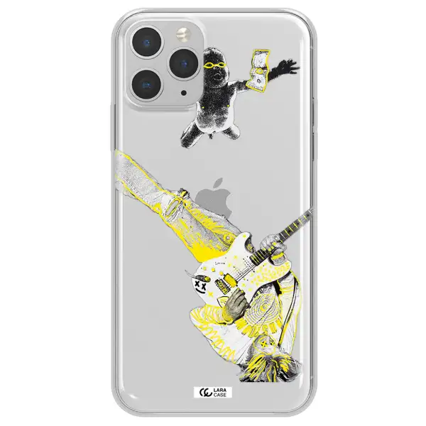Guitarist Apple iPhone 11 pro max Clear TPU Case
