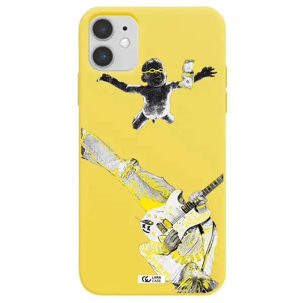 Guitarist Apple iPhone 11 Silicone canary yellow Case