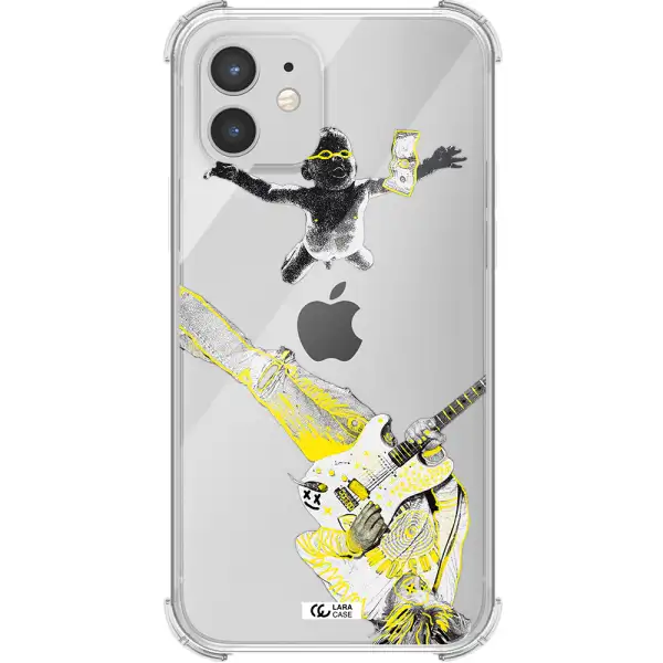 Guitarist Apple iPhone 12 Clear PC Case