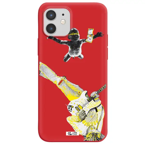 Guitarist Apple iPhone 12 mini Silicone Imperial Red Case