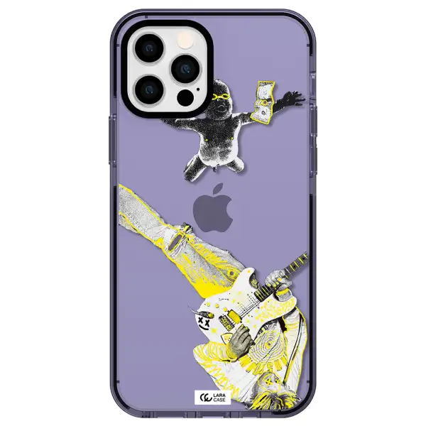 Guitarist Apple iPhone 12 pro impact Lilac Case