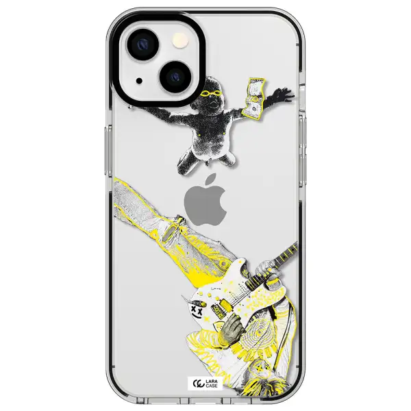 Guitarist Apple iPhone 13 impact black border Case