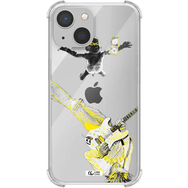 Guitarist Apple iPhone 13 mini Clear PC Case