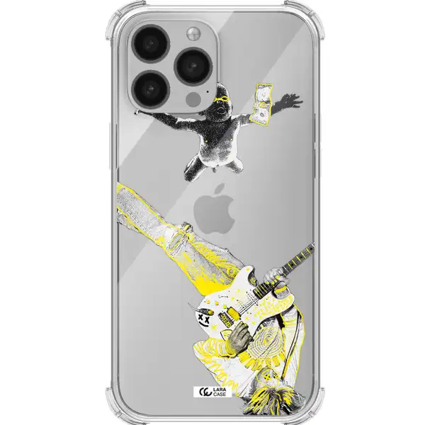 Guitarist Apple iPhone 13 Pro Max Clear PC Case