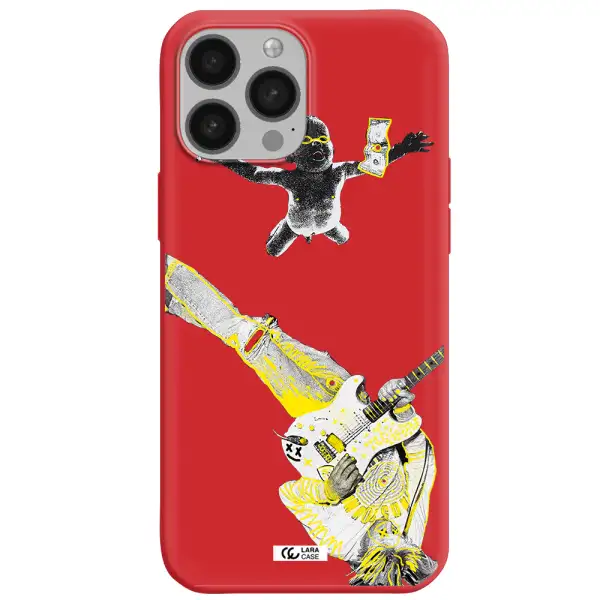 Guitarist Apple iPhone 13 Pro Silicone Imperial Red Case