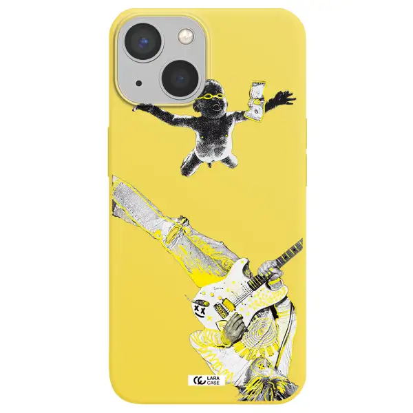 Guitarist Apple iPhone 13 Silicone canary yellow Case