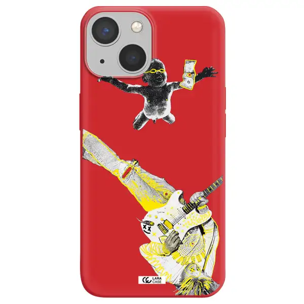 Guitarist Apple iPhone 13 Silicone Imperial Red Case