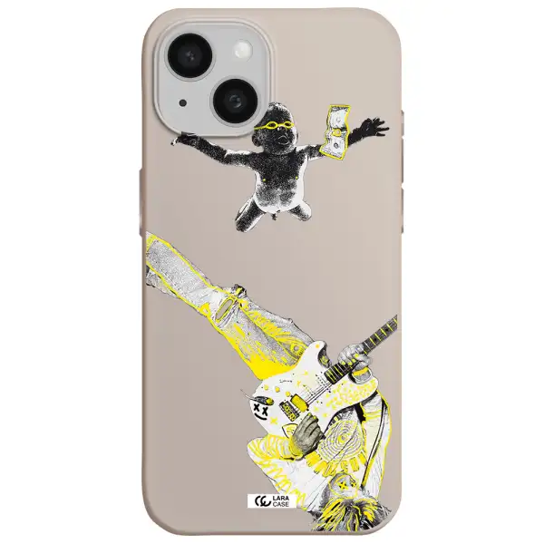 Guitarist Apple iPhone 15 Silicone Stone Case