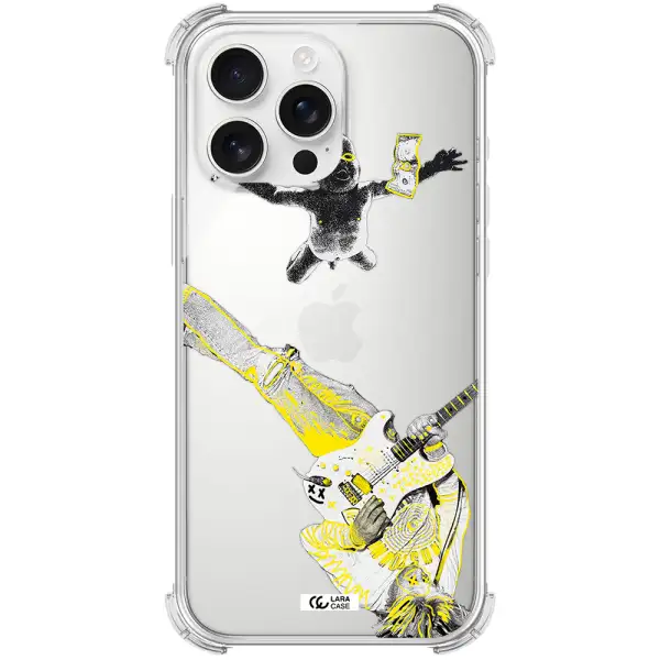 Guitarist Apple Iphone 16 Pro Max Clear Pc Case