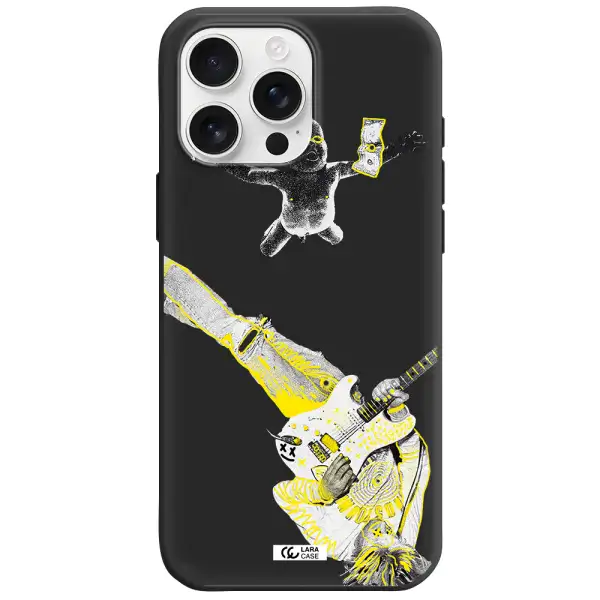Guitarist Apple Iphone 16 Pro Max Silicone Black Case