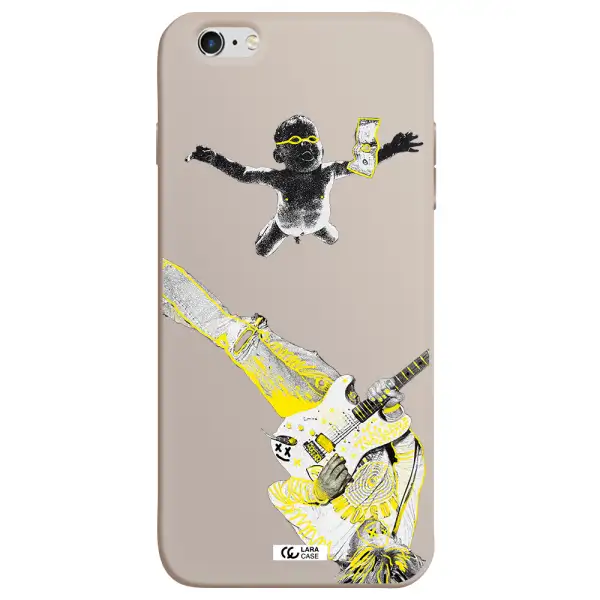 Guitarist Apple iPhone 6 plus Silicone Stone Case