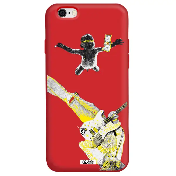 Guitarist Apple iPhone 6 Silicone Imperial Red Case