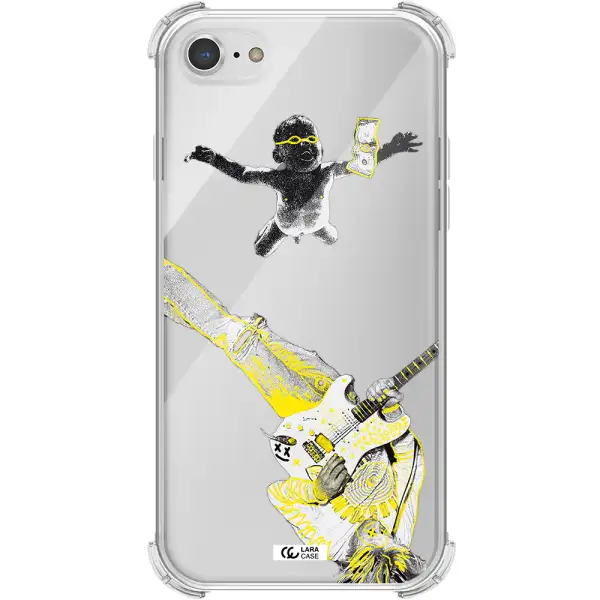 Guitarist Apple iPhone 8 Clear PC Case