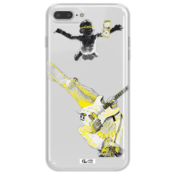 Guitarist Apple iPhone 8 plus Clear TPU Case