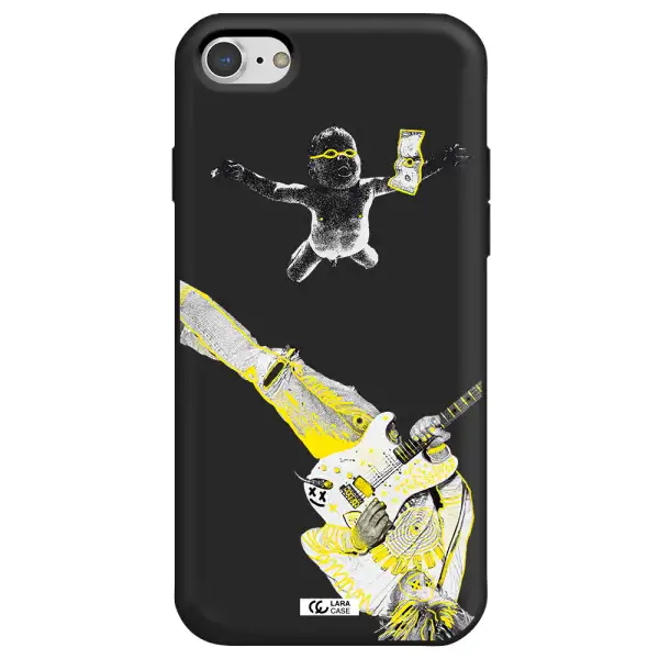 Guitarist Apple iPhone 8 Silicone black Case