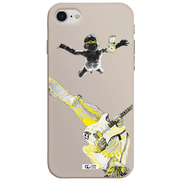 Guitarist Apple iPhone se 2020 Silicone Stone Case