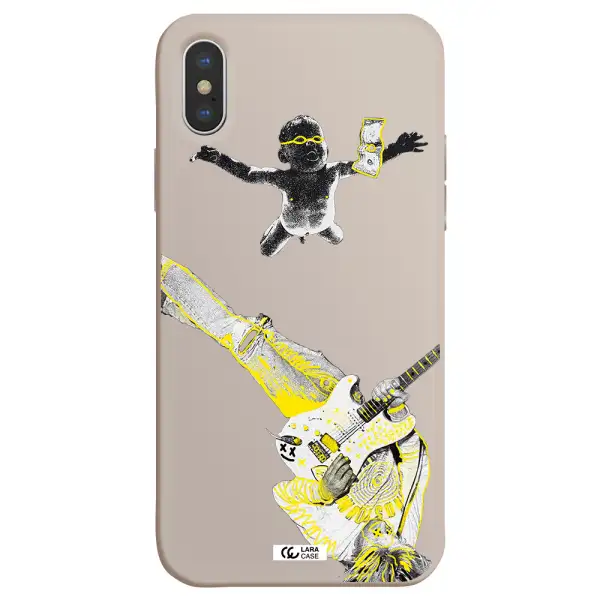 Guitarist Apple iPhone X Silicone Stone Case