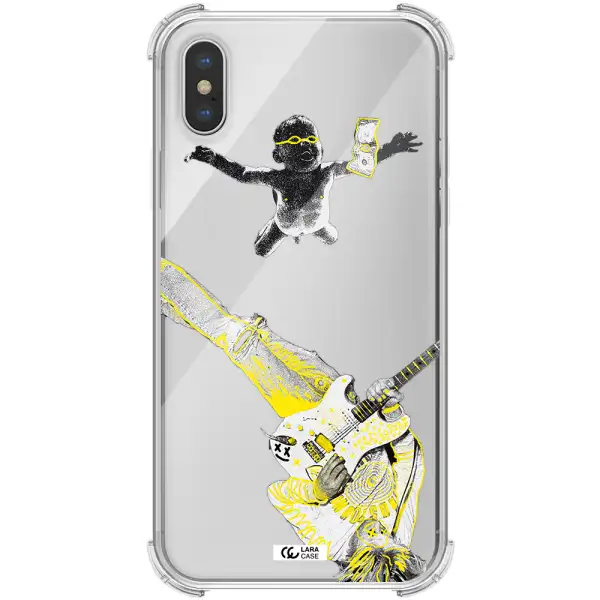 Guitarist Apple iPhone XS max Clear PC Case