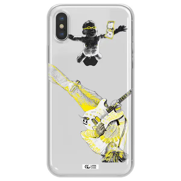 Guitarist Apple iPhone XS max Clear TPU Case