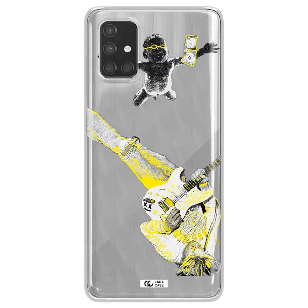 Guitarist Samsung A71 Clear TPU Case