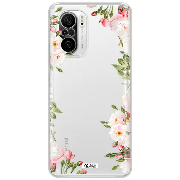 Watercolor Floral Frame Xiaomi Poco F3 Clear Tpu Case