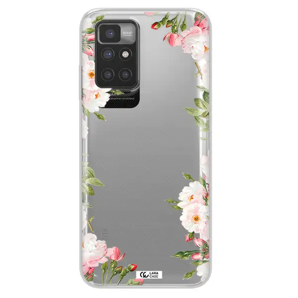 Watercolor Floral Frame Xiaomi Redmi 10 Clear TPU Case