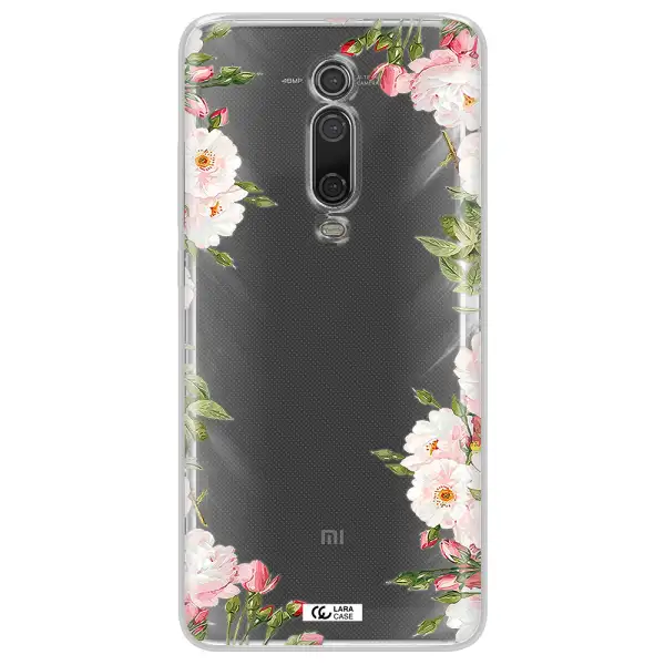 Watercolor Floral Frame Xiaomi Redmi K20 Clear Tpu Case